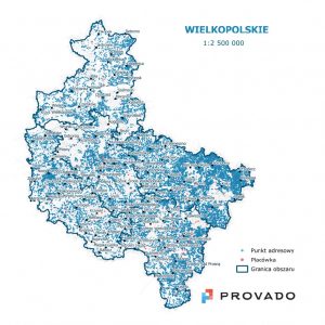 Białe plamy na terenie województwa Wielkopolskiego